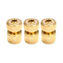 Adaptador De Conexão Rápida De 1/2 Polegada Com Revestimento De Latão Para Mangueira De Jardim Para