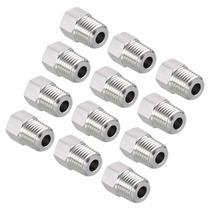 Adaptador de conexões de mangueira, redutor, aço inoxidável 304, pacote com 12 Adaptador de conexões de mangueira, redutor, aço inoxidável 304, pacote com 12
