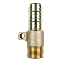 Adaptador de corda Campbell Red Brass 1 polegada x 10 cm L