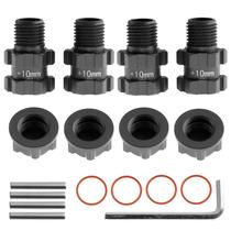 Adaptador de cubos hexagonais de roda RC de 14 mm a 17 mm, amplie 10 mm para Arrma