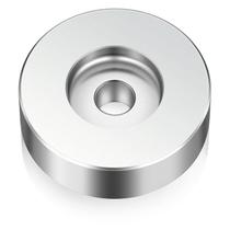 Adaptador de disco 45 Frienda para toca-discos de vinil prateado de 7 polegadas Adaptador de disco 45 Frienda para toca-discos de vinil prateado de 7 polegadas