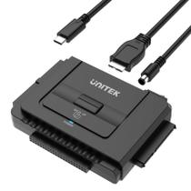Adaptador de disco rígido Unitek USB C para IDE/SATA para 2,5/3,5 HDD/SSD Adaptador de disco rígido Unitek USB C para IDE/SATA para 2,5/3,5 HDD/SSD