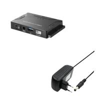 Adaptador De Disco Rígido USB 3.0 SATA IDE Para HDD SSD Externo De 2.5 E 3.5 Polegadas Leitor