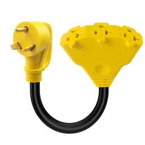 Adaptador de distribuição RV KANGIKX 30A a 20A 125V 1,6 pés Adaptador de distribuição RV KANGIKX 30A a 20A 125V 1,6 pés