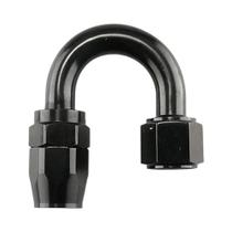 Adaptador De Encaixe De Extremidade De Mangueira Giratória Cpe De Alumínio Preto An4-an12 0-180