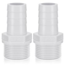 Adaptador de encaixe de tubo de PVC Conexões de mangueira farpada 2 peças