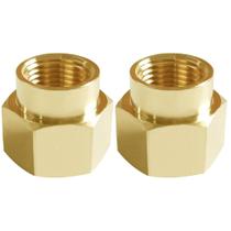 Adaptador de encaixe de tubulação de latão Joywayus 3/8 NPT Fêmea x 1/2 NPT Fêmea Adaptador de encaixe de tubulação de latão Joywayus 3/8 NPT Fêmea x 1/2 NPT Fêmea