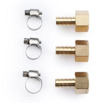 Adaptador de encaixe Hose Barb em latão sólido americano 3/8 Barb x 3/8 NPT Adaptador de encaixe Hose Barb em latão sólido americano 3/8 Barb x 3/8 NPT