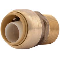 Adaptador de encanamento de latão Bullnose SharkBite 3/4" x 1/2" Adaptador de encanamento de latão Bullnose SharkBite 3/4" x 1/2"