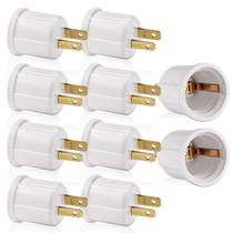 Adaptador de Enchufe a Rosca para Foco EMNOOTI 660W 125V Paquete de 10