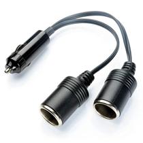 Adaptador De Energia Para Carro Com Divisor De Tomada De Isqueiro De Dupla Porta Para Acessórios
