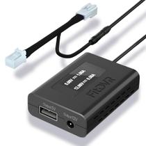 Adaptador de energia para dash cam FitDVR, compatível com 10 pinos, display LED, 5V e 12V Adaptador de energia para dash cam FitDVR, compatível com 10 pinos, display LED, 5V e 12V
