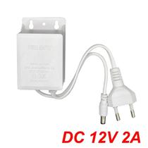 Adaptador De Energia Universal AC 110-240V DC 12V 2A À Prova d'Água Para Fitas De LED - Padrão