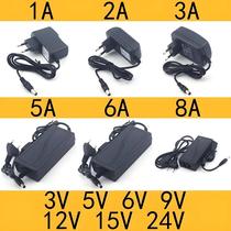 Adaptador De Energia Universal AC 110-240V DC 3V-24V 0.5A-8A Carregador Para Luz LED EU EUA