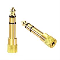 Adaptador de entrada de áudio VCE 6,35 mm (1/4 polegada) macho para 3,5 mm fêmea Adaptador de entrada de áudio VCE 6,35 mm (1/4 polegada) macho para 3,5 mm fêmea