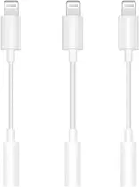 Adaptador de entrada de fone de ouvido Lightning para 3,5 mm para iPhone 12