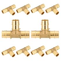 Adaptador de expansão HeSun PEX-A 1/2" em latão Pex Expansion Tee Adaptador de expansão HeSun PEX-A 1/2" em latão Pex Expansion Tee