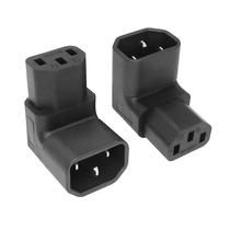 Adaptador de extensão de energia YACSEJAO IEC 320 C14 a C13 90 Adaptador de extensão de energia YACSEJAO IEC 320 C14 a C13 90