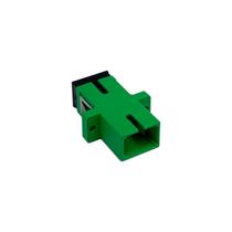 Adaptador de fibra óptica Acoplador Óptico SC APC Simplex SM Verde