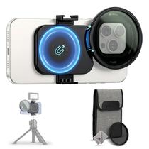 Adaptador de filtro de lente de telefone JJC 67mm ND2-128 iPhone 15-16 Adaptador de filtro de lente de telefone JJC 67mm ND2-128 iPhone 15-16