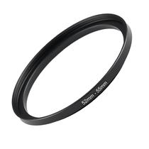 Adaptador de filtro Step Up Ring de 52 mm a 55 mm Black Metal GZNLY