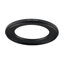 Adaptador de filtro Step Up Ring GZNLY 77 mm a 52 mm Black Metal