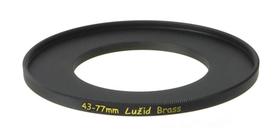 Adaptador de filtro Step Up Ring LUŽID Brass 43mm a 77mm