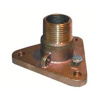 Adaptador de flange Groco 3/4" Bronze NPS para NPT Adaptador de flange Groco 3/4" Bronze NPS para NPT