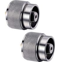 Adaptador de fogão de acampamento Hotop, 2 peças, tanque de propano de 1 kg