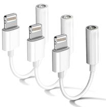 Adaptador de fone de ouvido AKAVO Lightning de 3,5 mm para iPhone 3 Pack Adaptador de fone de ouvido AKAVO Lightning de 3,5 mm para iPhone 3 Pack