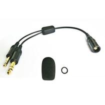 Adaptador de Fone de Ouvido de Aviação UFQ L-GA Adapt Bxxx X20 Lemo 6 Pinos