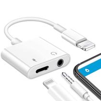Adaptador de fone de ouvido Dongle Jack AKAVO para iPhone com carregador