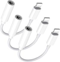 Adaptador de fone de ouvido Lightning para 3,5 mm Hugimcnt para iPhone