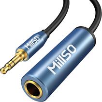Adaptador de fone de ouvido MillSo 6,35 mm fêmea para 3,5 mm macho 2 m
