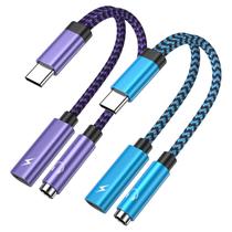 Adaptador de fone de ouvido USB-C SIXSIM com carregamento rápido PD 60W para iPhone Samsung Adaptador de fone de ouvido USB-C SIXSIM com carregamento rápido PD 60W para iPhone Samsung