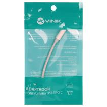 Adaptador de Fone P2 para USB Tipo C 7.1 Audio - ADFUSBTC