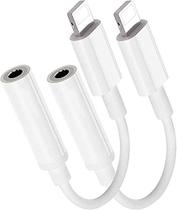 Adaptador de fones de ouvido esbeecables Lightning para 3,5 mm, pacote com 2 Adaptador de fones de ouvido esbeecables Lightning para 3,5 mm, pacote com 2