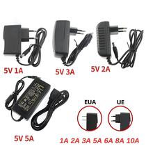 Adaptador De Fonte De Alimentação 5V 1A-10A Carregador Universal AC Para DC Para Driver De LED EU US Adaptador De Fonte De Alimentação 5V 1A-10A Carregador Universal AC Para DC Para Driver De LED EU US