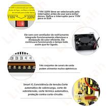 Adaptador de Fonte de Alimentação AC 100-240V para DC 12-60V - Alta Potência