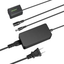 Adaptador de fonte de alimentação AC+acoplador DC para Sony A1, A9 II, A7R III