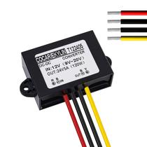 Adaptador de fonte de alimentação DC 12V para DC 24V 5A 120W à prova d'água Adaptador de fonte de alimentação DC 12V para DC 24V 5A 120W à prova d'água
