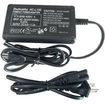 Adaptador de fonte de alimentação ZhuHuaHui AC-L100 para Sony HandyCam
