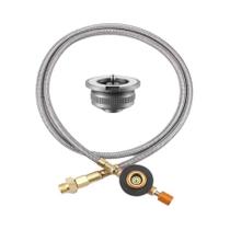 Adaptador De Gás Butano Para Fogão Portátil Com Mangueira - Acessório Essencial Para Cozinha Em