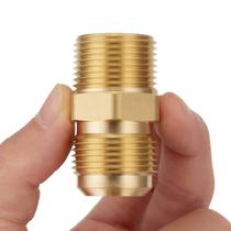 Adaptador de gás Half Union com conexão de tubo 3/4 Flare x 3/4 NPT