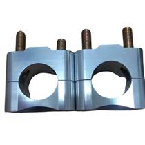 Adaptador de guidao ims usinado prata off road Adaptador de guidao ims usinado prata off road