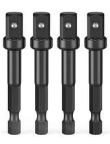 Adaptador de Impacto 3/8 para 1/4 Polegada Kit com 4 Peças Mellbree Adaptador de Impacto 3/8 para 1/4 Polegada Kit com 4 Peças Mellbree