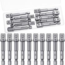 Adaptador de impacto, soquete quadrado para brocas, bits de extensão