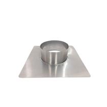 Adaptador De Inox Para Duto 6 Polegadas 25x25 Chaminé Forno