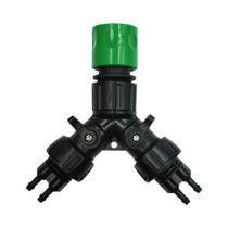 Adaptador De Irrigação Por Gotejamento 4 Vias 1/4'' Para Mangueira, Kit De Sistema De Rega Para