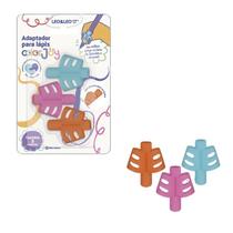 Adaptador de Lápis com Encaixe no Dedo Kit Com 3 Inclusão Tod-Tea-TDHA